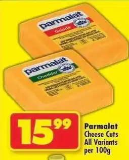 Shoprite Parmalat Cheese Cuts All Variants per 100g offer