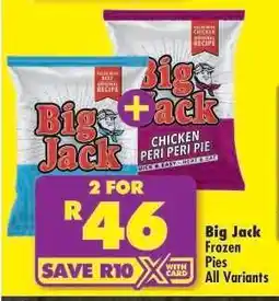 Shoprite BIG JACK FROZEN PIES all variants offer