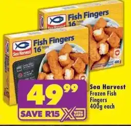 Shoprite Sea Harvest Frozen Fish Fingers offer