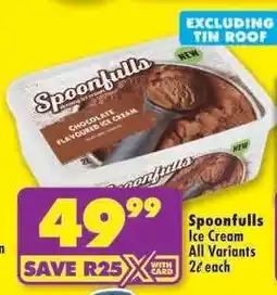 Shoprite Spoonfulls Ice Cream offer