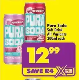 Shoprite PURA Soda offer