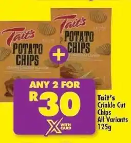 Shoprite Tait's Crinkle Cut Chips offer