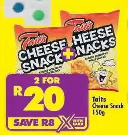 Shoprite Tait's Cheese Snack 150g offer