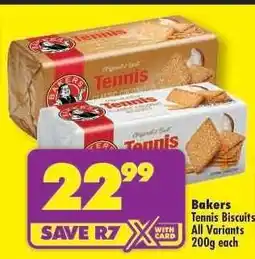 Shoprite Bakers Tennis Biscuits offer