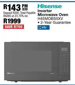 OK Furniture Hisense Inverter Microwave Oven H45MOBS5XV offer