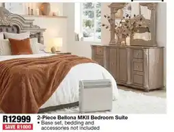OK Furniture 2-Piece Bellona MKII Bedroom Suite offer