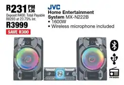 OK Furniture JVC Home Entertainment System MX-N222B offer