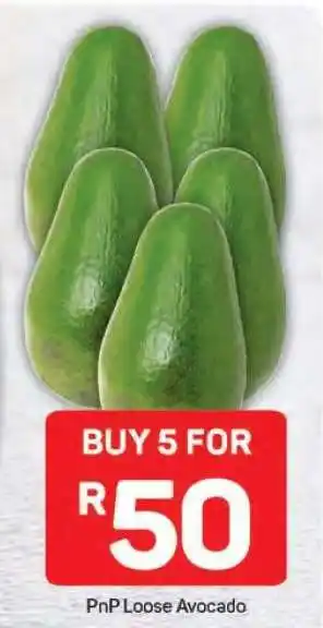 Pick n Pay PnP Loose Avocado offer