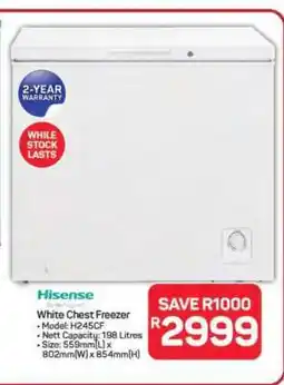 Pick n Pay Hypermarket White Chest Freezer offer