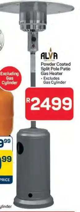 Alva Powder Coated Split Pole Patio Gas Heater