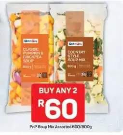 Pick n Pay PnP Soup Mix Assorted 600 800g offer