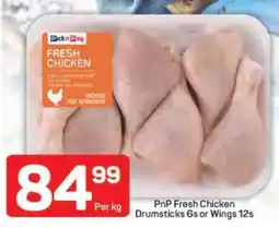 Pick n Pay PnP Fresh Chicken Drumsticks 6s or Wings 12s offer