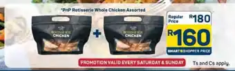 Pick n Pay PnP Rotisserie Whole Chicken Assorted offer