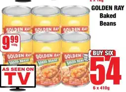 Boxer GOLDEN RAY Baked Beans offer