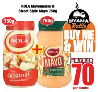 NOLA Mayonnaise & Street Style Mayo 750g