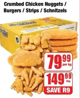 Boxer Crumbed Chicken Nuggets / Burgers / Strips / Schnitzels offer