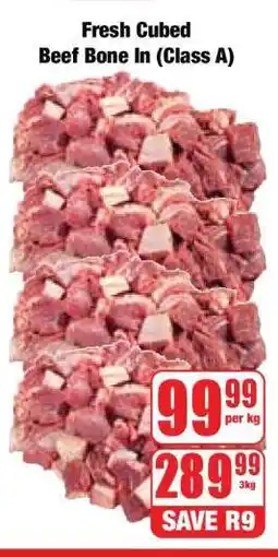 Boxer Fresh Cubed Beef (Bone In) Class A offer