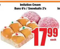 Boxer Imitation Cream Buns 6's / Snowballs 2's offer