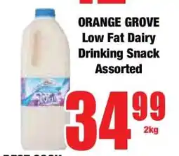 Boxer ORANGE GROVE Low Fat Dairy Drinking Snack Assorted offer