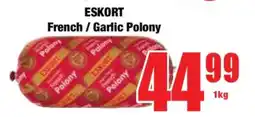 Boxer Eskort French/Garlic Polony offer