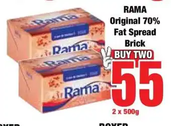 Boxer Rama Original 70% Fat Spread Brick offer