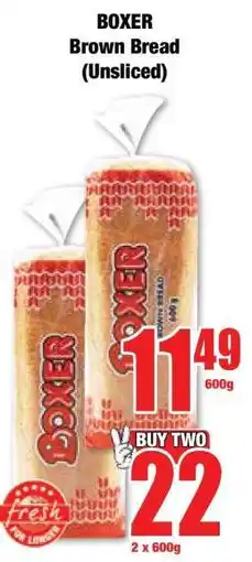 Boxer BOXER Brown Bread (Unsliced) offer