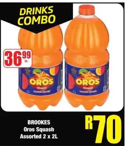 Boxer BROOKES Oros Squash Assorted 2 x 2L offer