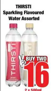 Boxer THIRSTI Sparkling Flavoured Water Assorted offer