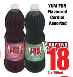 Boxer YUM FUN Flavoured Cordial Assorted offer