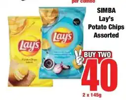 Boxer SIMBA Lay’s Potato Chips Assorted offer
