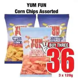 Boxer YUM FUN Corn Chips Assorted offer