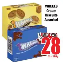 Boxer WHEELS Cream Biscuits Assorted offer