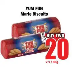 Boxer YUM FUN Marie Biscuits offer
