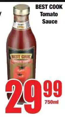 Boxer BEST COOK Tomato Sauce offer