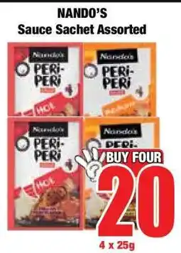 Boxer NANDO’S Sauce Sachet Assorted offer