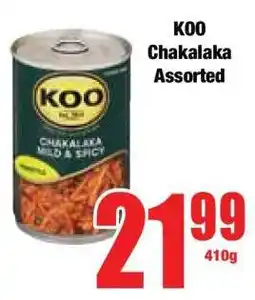 Boxer KOO Chakalaka Assorted offer