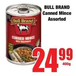 Boxer BULL BRAND Canned Mince Assorted offer