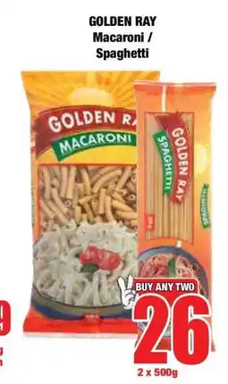 Boxer GOLDEN RAY Macaroni / Spaghetti offer