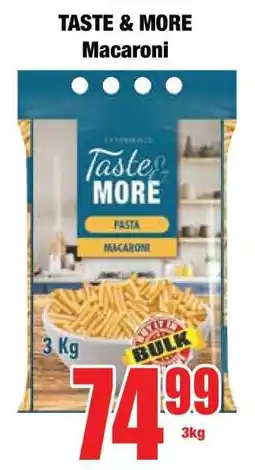 Boxer TASTE & MORE Macaroni offer