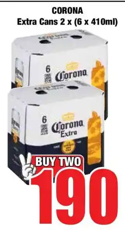 Boxer CORONA EXTRA CANS 2 X (6 X 410ML) offer
