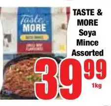 Boxer TASTE & MORE Soya Mince Assorted offer