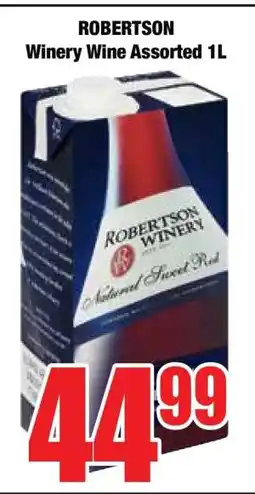 Boxer ROBERTSON Winery Wine Assorted 1L offer