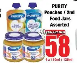 Boxer PURITY Pouches / 2nd Food Jars Assorted offer