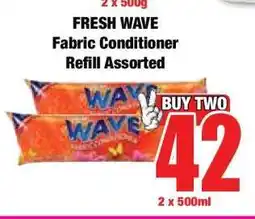 Boxer FRESH WAVE Fabric Conditioner Refill Assorted offer