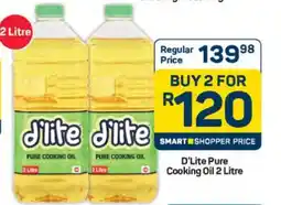 Pick n Pay Hypermarket D'Lite Pure Cooking Oil 2 Litre offer