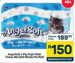 Pick n Pay Hypermarket Angel Soft 1-Ply Virgin Toilet Tissue 48s offer