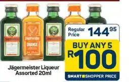 Pick n Pay Hypermarket Jägermeister Liqueur Assorted 20ml offer