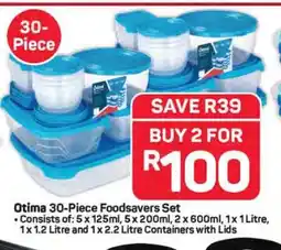 Pick n Pay Hypermarket Otima 30-Piece Foodsavers Set offer