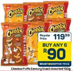 Pick n Pay Cheetos Puffs Savoury Snack Assorted offer