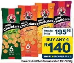 Pick n Pay Bakers Mini Cheddars Assorted offer